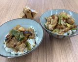 【大崎市】鶏と野菜の甘辛煮丼【ご飯泥棒】作り方6写真