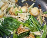 最強味付け！ベビーホタテのバター醤油炒め作り方3写真