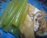 食卓に春を❀ふきとお揚げの煮物作り方8写真