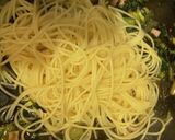 タイ風　ほうれん草とアスパラのパスタ39作り方10写真