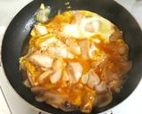 麺つゆで【丼つゆの黄金比】今日は親子丼作り方4写真