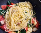 フレッシュトマトのぺぺロンチーノ作り方3写真