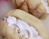 生クリームメロンパン＊ホイップサンド作り方4写真