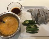 エビ玉子オクラ中華炒め作り方1写真