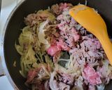 昆布と椎茸の出汁が効いた牛丼作り方6写真