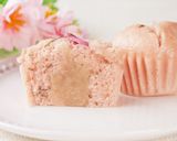 【vegan】米粉、さくら蒸しパン♪作り方10写真