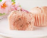 【vegan】米粉、さくら蒸しパン♪作り方11写真