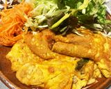 おつまみに　子どもも大好き　オム納豆作り方6写真