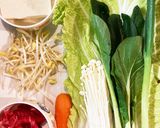 【レンチン】ひとりごはん☆牛肉の野菜鍋作り方1写真