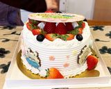 苺たっぷり♡ちいかわのB.Dayケーキ♪作り方10写真