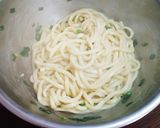 簡単☆たらこバターうどん作り方1写真