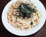 簡単☆たらこバターうどん作り方4写真