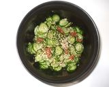 きゅうりの梅肉あえ♪風邪で食欲ない時簡単作り方9写真