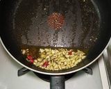舞茸とブラックオリーブのパスタ作り方4写真