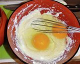 ハム・オクラ・しめじが入った炒り玉子豆腐作り方6写真