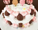 ひな祭りに イチコスペシャルで雛壇ケーキ作り方7写真