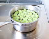 メチャうま【エビとそら豆のペペロン炒め】作り方2写真