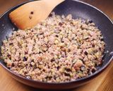 作り置きに♪とろとろなす入り☆万能肉味噌作り方3写真