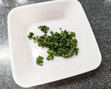 余ったパセリを活用！納豆パセリ卵焼き作り方2写真