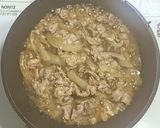 しゃぶしゃぶ用ロース肉で生姜焼き風の豚丼作り方5写真