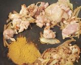 材料3つ☆ココナッツカレー☆キクラゲ作り方2写真