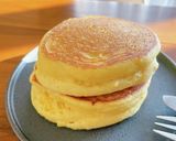 泡立て＆型不要！喫茶店風厚焼きパンケーキ作り方4写真
