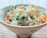 ヨモギ入りかやくご飯　まさに加薬♪作り方4写真
