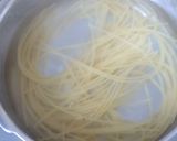 春菊としらすの梅パスタ作り方2写真