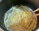マルチポットを使って 海苔クリームパスタ作り方10写真