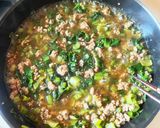 小松菜で麻婆天津飯作り方5写真