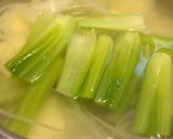 栄養満点！小松菜とジャガたまねぎ味噌汁作り方6写真