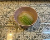 栄養満点！小松菜とジャガたまねぎ味噌汁作り方7写真