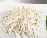 ♡麺つゆで簡単♡大根の皮のきんぴら作り方1写真