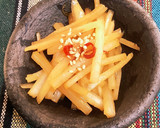 ♡麺つゆで簡単♡大根の皮のきんぴら作り方3写真