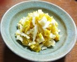 無化調　乳酸発酵白菜漬けの海老蕎麦作り方7写真
