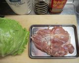 キムチの素で鶏唐揚げ作り方1写真