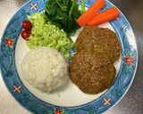ハンバーグ定食作り方5写真