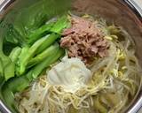 食感も楽しい！ツナと豆もやしのサラダ作り方4写真