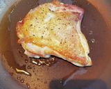 桃ジャムソースの鬼旨チキンステーキ作り方6写真