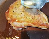桃ジャムソースの鬼旨チキンステーキ作り方7写真