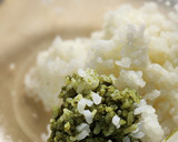 簡単♪ひな祭り♪エビと菜の花の手まり寿司作り方1写真
