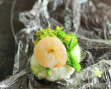 簡単♪ひな祭り♪エビと菜の花の手まり寿司作り方3写真