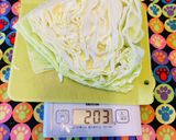 ウィンナーとキャベツの\大盛り/ペペロン作り方1写真