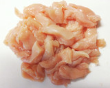 鶏ささみ もやしの 味噌で みソース炒め作り方1写真