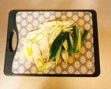 鶏むね肉とネギとシンプル味噌炒め作り方1写真