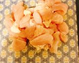 鶏むね肉とネギとシンプル味噌炒め作り方2写真