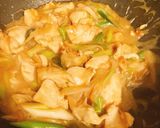 鶏むね肉とネギとシンプル味噌炒め作り方7写真