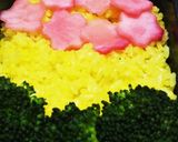 春の お花畑弁当作り方6写真