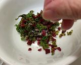 ビーツの茎で色だしちらし寿司作り方5写真