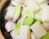 雑炊前提●鶏肉＆キャベツの十六穀米鍋作り方4写真